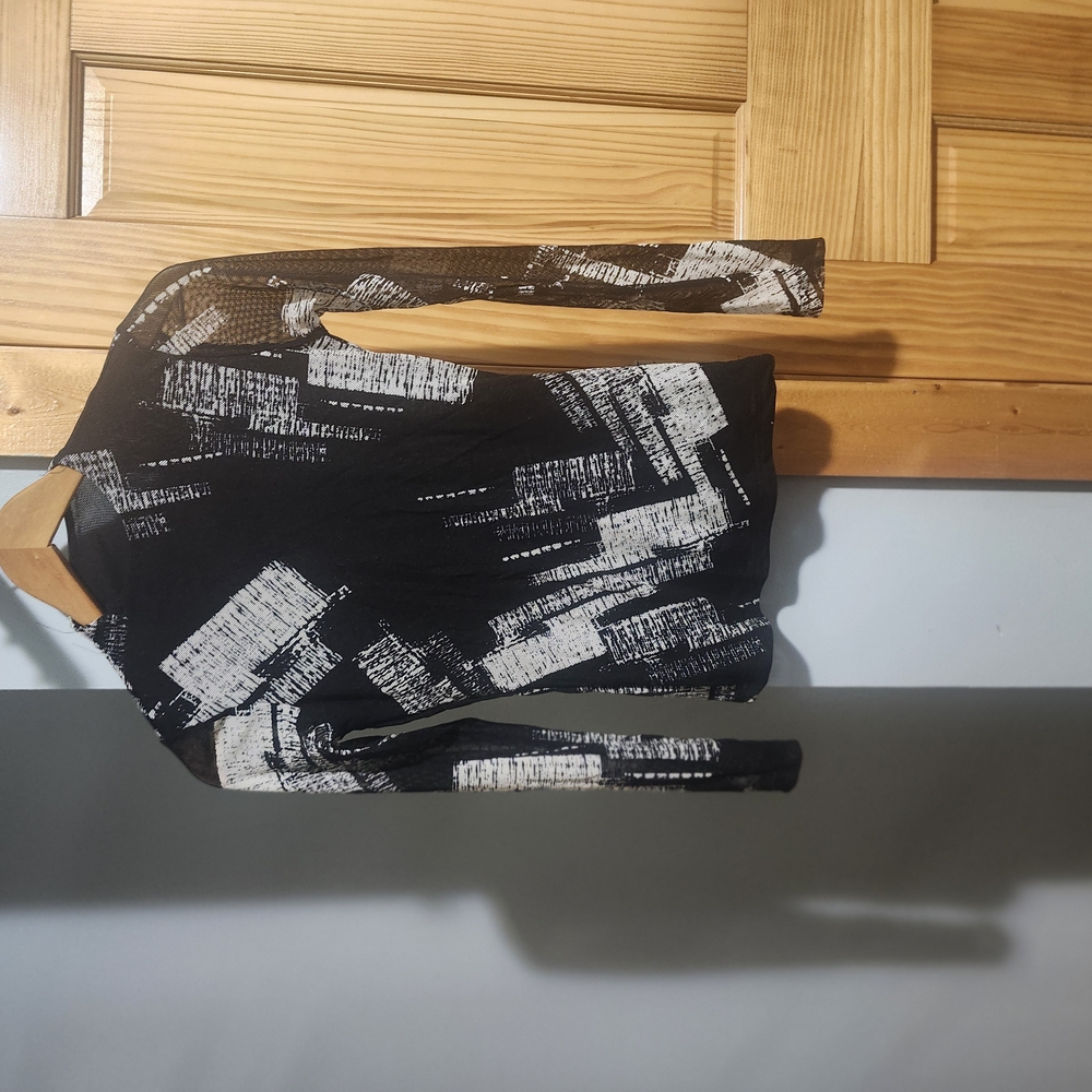 Black and White Women's Top